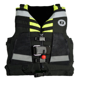 Mustang Swift Water Rescue Life Vest - Fluorescent Yellow Green Black Mustang Swift Water Rescue Life Vest - Fluorescent Yellow Green Black