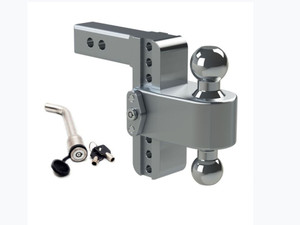 Weigh Safe Turnover Ball 4' Drop Hitch W/ 2.5' Weigh Safe Turnover Ball 4' Drop Hitch W/ 2.5'