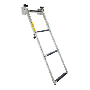 Garelick Boat Ladder 4 STEP TELE TRANSOM Ladder Garelick Boat Ladder 4 STEP TELE TRANSOM Ladder