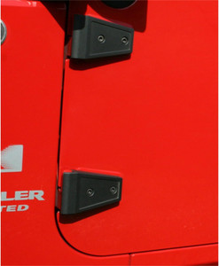 Rugged Ridge Door Hinge Cover Kit, Textured Black Fits 2007-2018 Wrangler JK Rugged Ridge Door Hinge Cover Kit, Textured Black Fits 2007-2018 Wrangler JK
