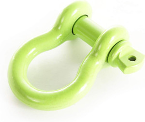 Rugged Ridge D-Ring Shackle, 3/4 inch, 9500 Lb, Green Rugged Ridge D-Ring Shackle, 3/4 inch, 9500 Lb, Green