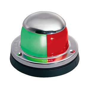 Perko 12V Bi-Color Bow Light Horizontal Mount Chrome Plated MADE IN THE USA Perko 12V Bi-Color Bow Light Horizontal Mount Chrome Plated MADE IN THE USA