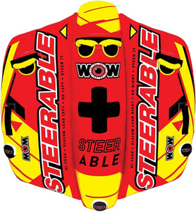 Steerable Tube WOW Take Control of the Ride 2 Person Inflatable Steerable Tube WOW Take Control of the Ride 2 Person Inflatable
