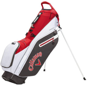 Callaway Golf Fairway C Stand Dbl Strap Bag Charcoal White Red (5120434) Callaway Golf Fairway C Stand Dbl Strap Bag Charcoal White Red (5120434)