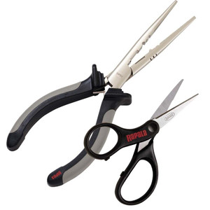 Rapala Fishing Pliers & Super Line Scissors Combo Rapala Fishing Pliers & Super Line Scissors Combo