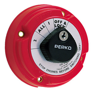 Perko Battery Selector Switch with Key Lock Medium Duty 8502DP Perko Battery Selector Switch with Key Lock Medium Duty 8502DP