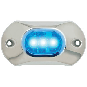 Attwood Light Armor Underwater LED Light - 3 LEDs - Blue Attwood Light Armor Underwater LED Light - 3 LEDs - Blue