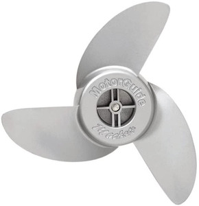 Propeller Motorguide Machete III Prop, Alum./3-Blade/3.5" Hub Propeller Motorguide Machete III Prop, Alum./3-Blade/3.5" Hub