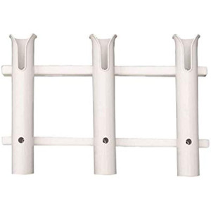 TACO 3-Rod Poly Rod Rack | Fishing Rod Holder White TACO 3-Rod Poly Rod Rack | Fishing Rod Holder White