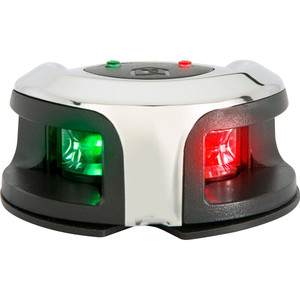 Attwood LightArmor Bow Mount Navigation Light - Stainless Steel - Bi-Color - 2NM Attwood LightArmor Bow Mount Navigation Light - Stainless Steel - Bi-Color - 2NM