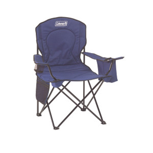 Coleman Cooler Quad Camping Chair - Blue Coleman Cooler Quad Camping Chair - Blue