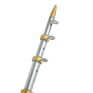 TACO 15' Telescopic Outrigger Poles HD 1-½" - Silver/Gold TACO 15' Telescopic Outrigger Poles HD 1-½" - Silver/Gold