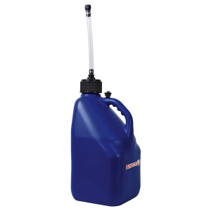 SpeedFX Liquid Storage Container 5 Gallon Capacity Blue w/ Filler Hose and Cap