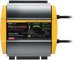 ProMariner ProSportHD 6 Gen 4 - 6 Amp - 1 Bank Battery Charger ProMariner ProSportHD 6 Gen 4 - 6 Amp - 1 Bank Battery Charger