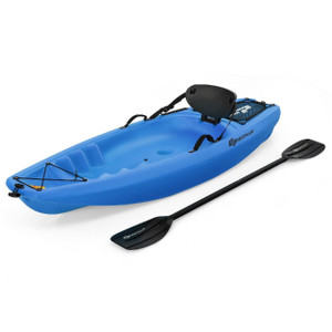 GoPlus Kids 6' Kayak with Bonus Paddle & Folding Backrest Blue-60935142 GoPlus Kids 6' Kayak with Bonus Paddle & Folding Backrest Blue-60935142