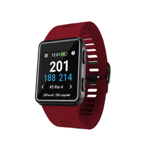 Shot Scope G3 Golf GPS Yardage Guide Watch-Red Shot Scope G3 Golf GPS Yardage Guide Watch-Red