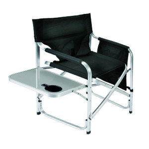 Faulkner Folding Directors Chair Camp/Beach Chair Black (48871) Faulkner Folding Directors Chair Camp/Beach Chair Black (48871)