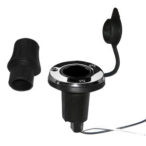 Perko Locking Collar Pole Light Mounting Base - 2 Pin - Round Perko Locking Collar Pole Light Mounting Base - 2 Pin - Round