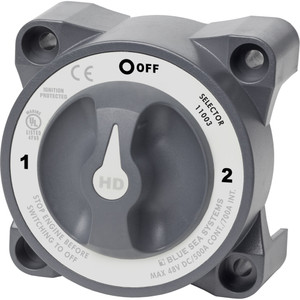 Blue Sea 11003 HD-Series Battery Switch w/Alternator Field Disconnect - 3-Position Blue Sea 11003 HD-Series Battery Switch w/Alternator Field Disconnect - 3-Position