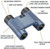 Bushnell 12x25mm H2O Binocular - Dark Blue Roof WP/FP Twist Up Eyecups Bushnell 12x25mm H2O Binocular - Dark Blue Roof WP/FP Twist Up Eyecups