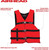 Airhead General Purpose Adult Life Vest, PFD Red, 10002-15-A-RD