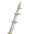 TACO 15' Telescopic Fishing Outrigger Poles 1-1/8" - Silver/Gold