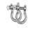 Overland VS Recovery Shackle 3/4" 4.75 Ton Zinc, Pair