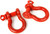 Rugged Ridge | D-Ring Shackle Kit, 3/4 inch, Red, Steel, Pair | 11235.08