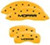 MGP Brake Caliper Covers MOPAR Yellow Powder Coat Finish, Set of 4