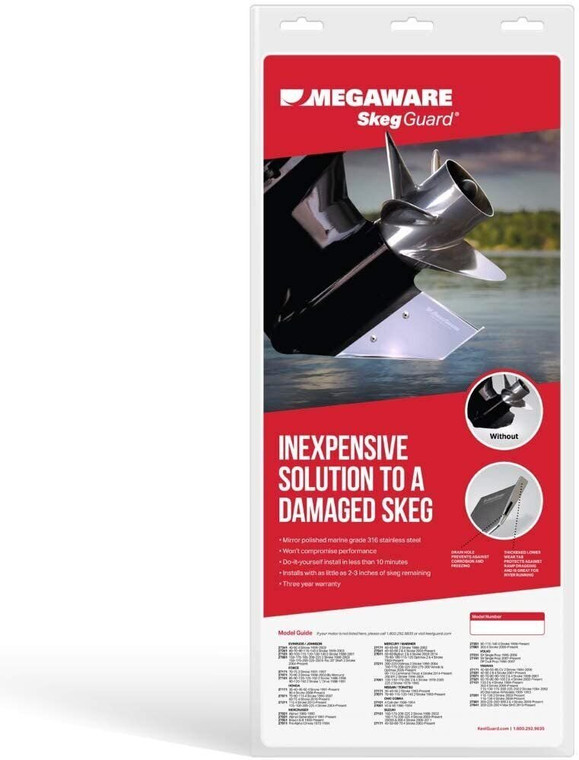 MEGAWARE KEELGUARD SkegGuard 27311 Mercury Verado 225-250-300-350 5.44”...