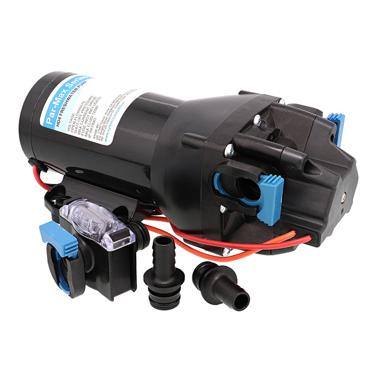 Jabsco Water Pressure Pump Par-Max HD4 Heavy Duty 12V - 4 GPM - 60 PSI