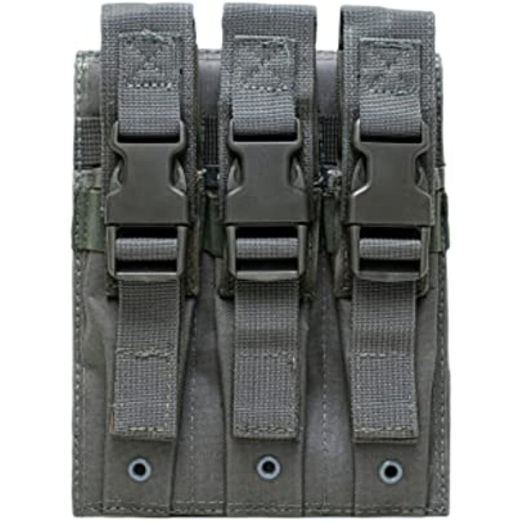 NcSTAR HiCap Pistol TrIple Mag Pouch Urban Grey