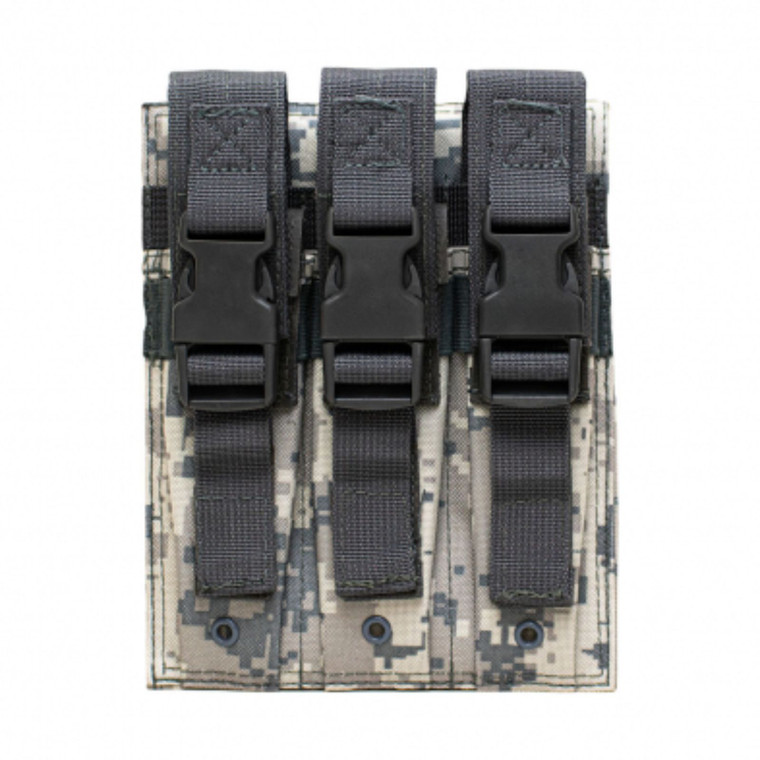 NcSTAR HiCap Pistol Triple Mag Pouch Digital Camo