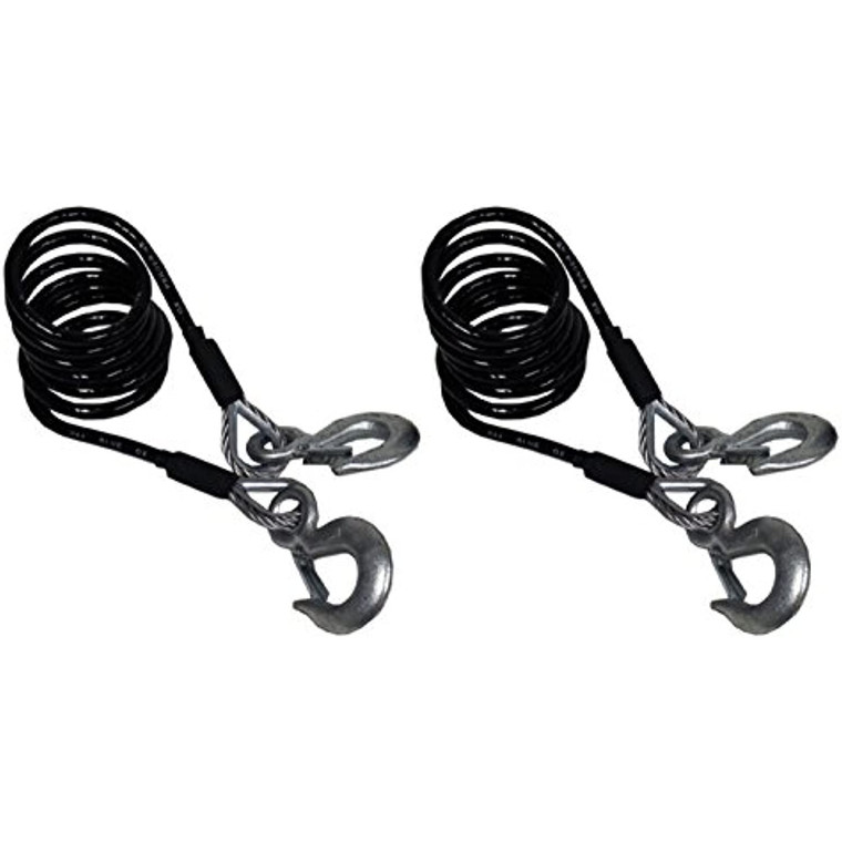 Blue Ox BX88197 Safety Cable Kit , Black