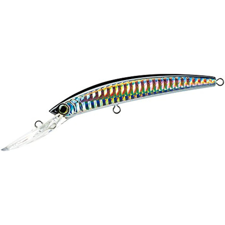 Yo-Zuri Crystal Minnow Deep Diver 110mm 4.375in Silver Black