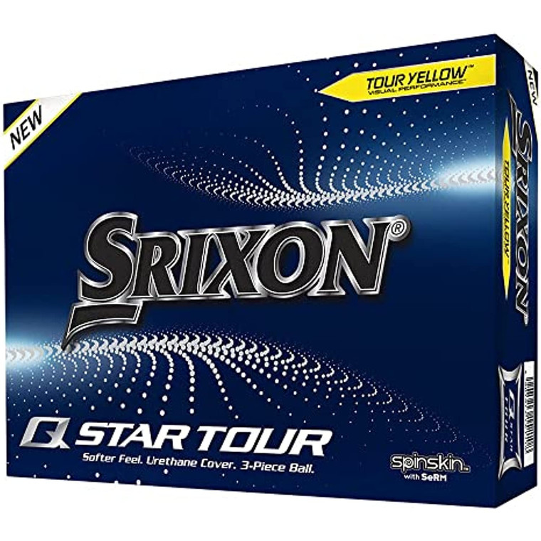 Srixon Q-Star Tour Golf Ball Yellow Dozen