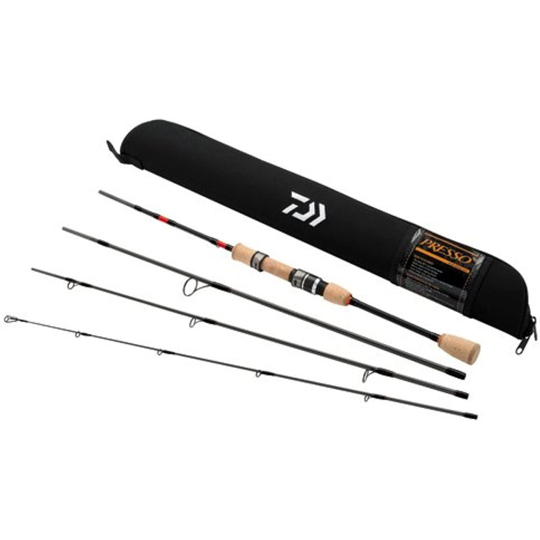 Daiwa Presso Ultralight Pack Spinning Rod 4-Piece 5ft6in