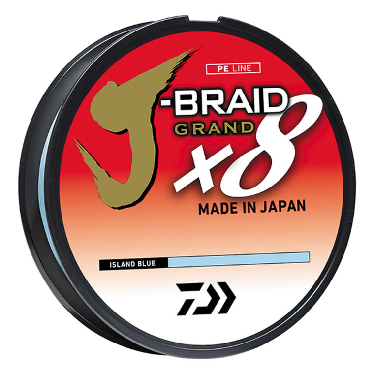 Daiwa J-Braid Grand 8X 150YDS Island Blue JBGD8U10-150IB