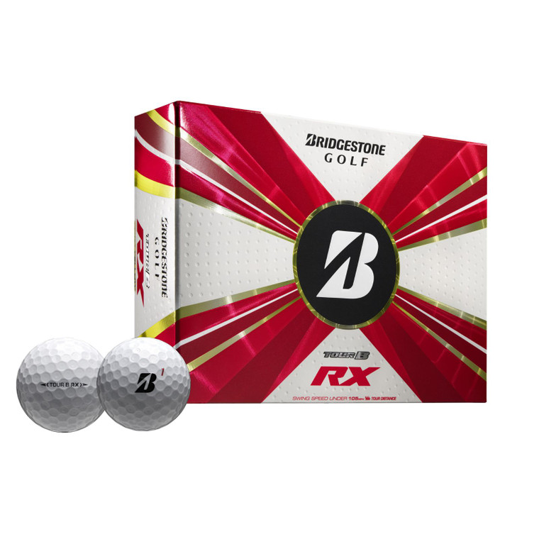 Bridgestone Tour B RX 2022 Golf Balls-Dozen White
