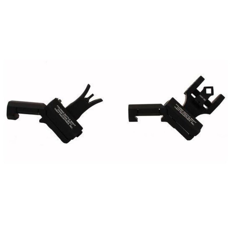 Troy Offset Sight Set M4 Front and Dioptic Rear-Black