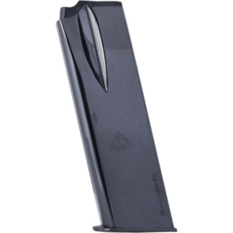 Mec-Gar Browning HP 9mm 15rd Flush Fit Blued Magazine