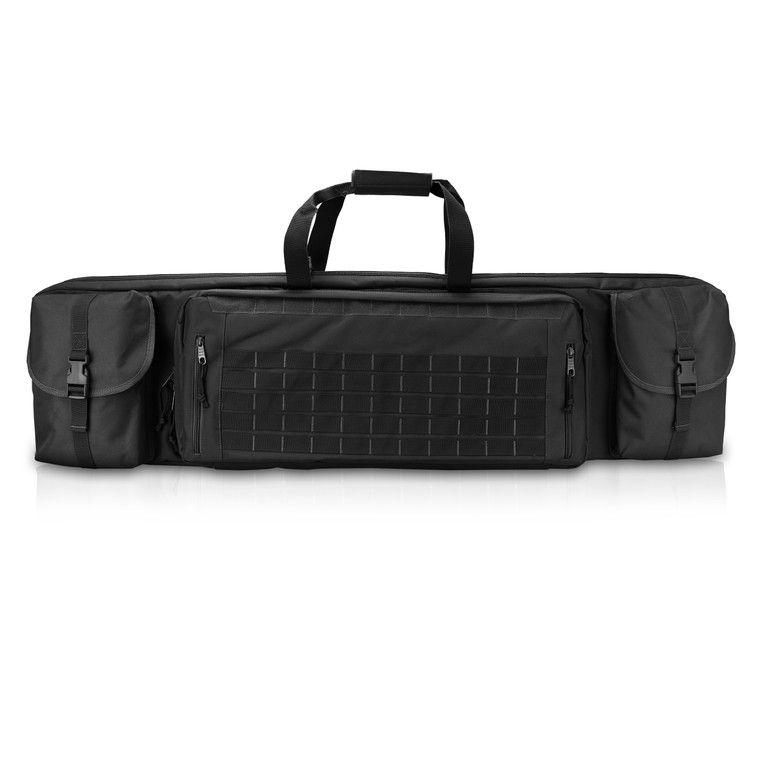 Osage River 51 in Double Rifle Case Black