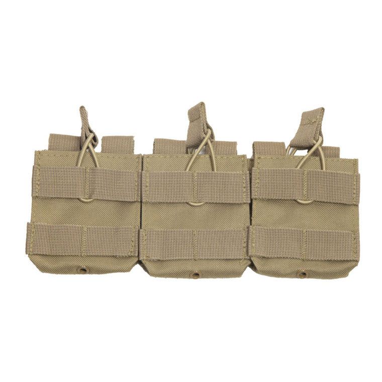 NcSTAR AR10 M1A FAL Triple Mag Pouch Tan