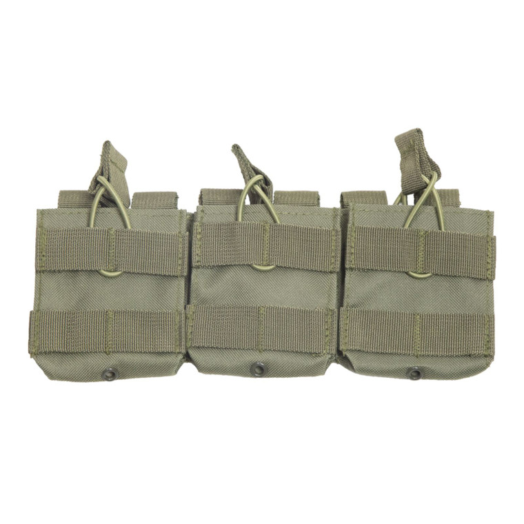 NcSTAR AR10 M1A FAL Triple Mag Pouch Green