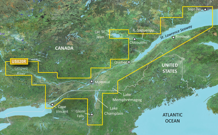 Garmin BlueChart® g3 Vision® HD - VUS020R - St. Lawrence Seaway - microSD™/SD™