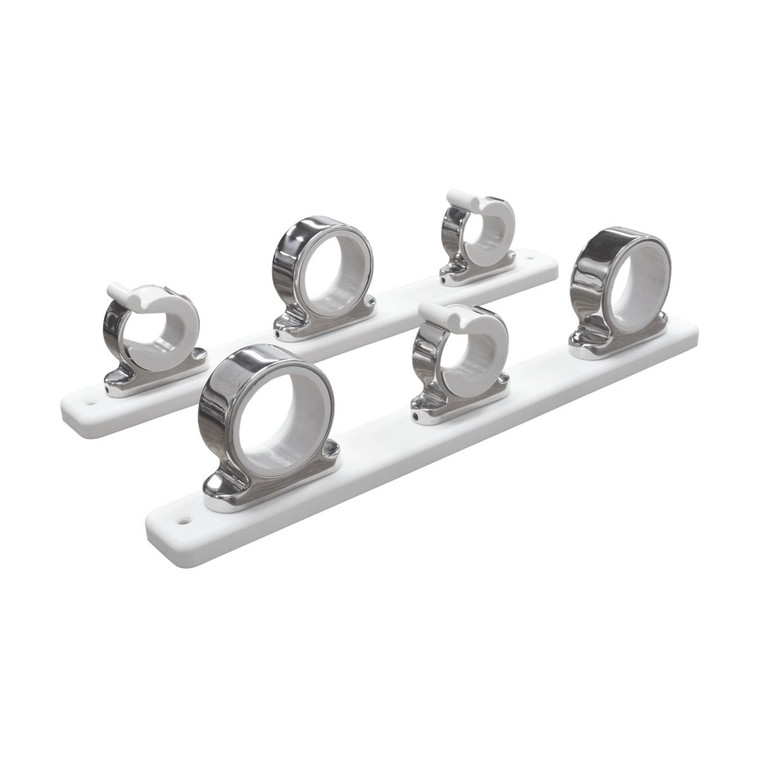TACO 3-Rod Hanger w/Poly Rack - Polished Stainless Steel F16-2753-1
