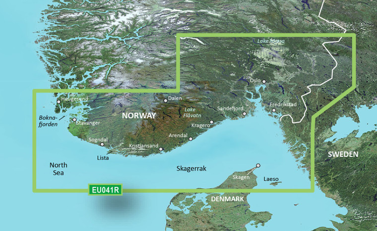 Garmin BlueChart® g3 Vision® HD Oslo-Skagerak-Haugesund - microSD™/SD™