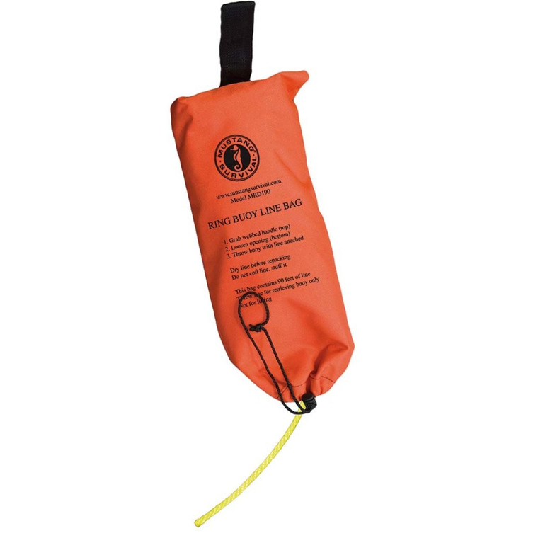 Ring Buoy Line with Throw Bag MUSTANG SURVIVAL - 90 FT. Ring Buoy Line with...