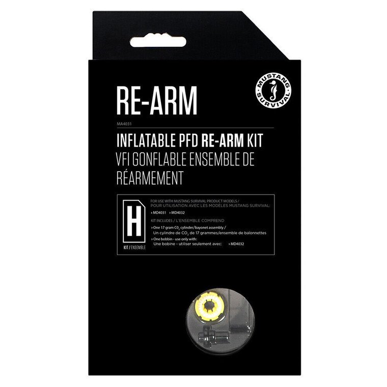 Mustang Survival Re-Arm Kit H - 16g - HR Auto and Manual - MA4031 Re-Arm Kit