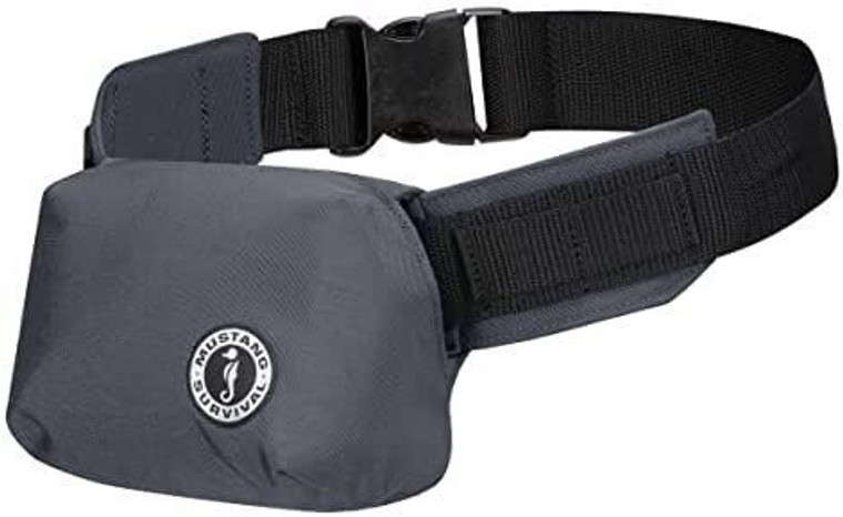 Belt Pack PFD MUSTANG SURVIVAL Minimalist Belt Pack PFD (Color: Admiral Gray)